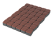 Тротуарная плитка Классико «Бордовый» 60 мм
