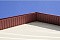 Софит металлический без перфорации 0,45 Drap с пленкой RAL 8017 шоколад