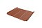 Кликфальц Pro Line 0,5 Satin с пленкой на замках RAL 8004 терракота