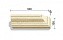 Угловой элемент для наличников и карнизов White Hills Тиволи 722-14, 500*65*130
