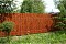 Штакетник Полукруглый Slim фигурный 0,45 Print Twincolor Golden Wood
