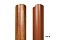 Штакетник М-образный А 0,5 Стальной бархат RAL 7024 мокрый асфальт