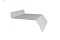 Отлив простой 50 0,5 Satin с пленкой RAL 9003 сигнальный белый