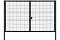 Замок LAKQ 6060 U2L корпус металл, с ручками из алюминия, серебристый ZILV
