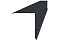 Планка конька односкатной кровли Grand Line 160x160 0,5 Стальной бархат RAL 7024 мокрый асфальт